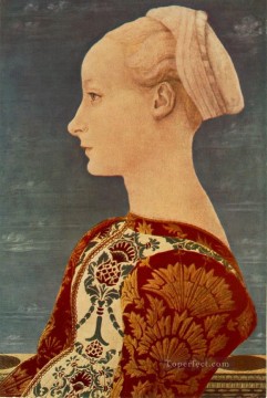 ドメニコ・ヴェネツィアーノ Painting - 若い女性の肖像 ルネサンス ドメニコ・ヴェネツィアーノ